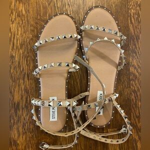 Steve Madden spike sandals tan